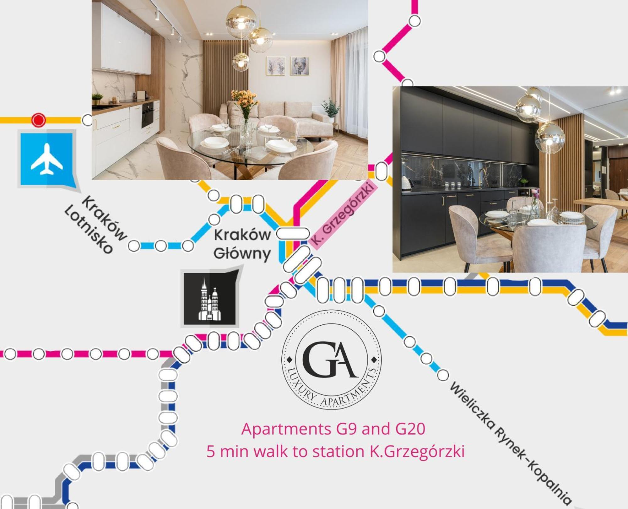 Ga Luxury Apartments G9 คราคูฟ ภายนอก รูปภาพ